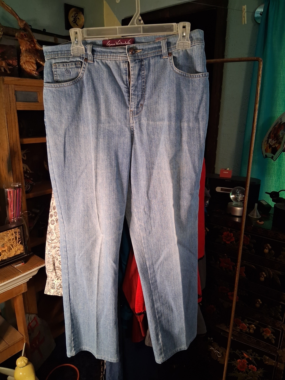 Gloria Vanderbilt Straight Leg Light Blue Jeans